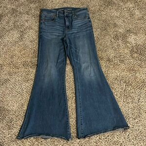 Women’s American Eagle flare wide leg jeans size 12